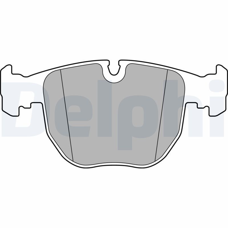 DELPHI LP2708 Brake Pad Set, disc brake