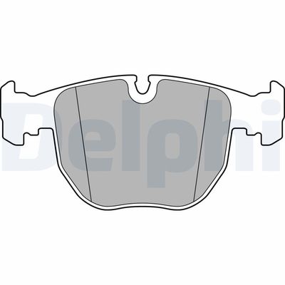 Brake Pad Set, disc brake DELPHI LP2708