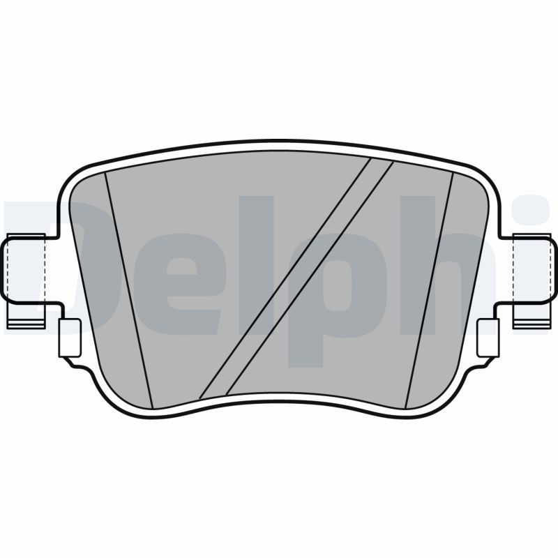 DELPHI LP2709 Brake Pad Set, disc brake