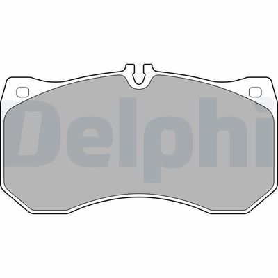 Brake Pad Set, disc brake DELPHI LP2713