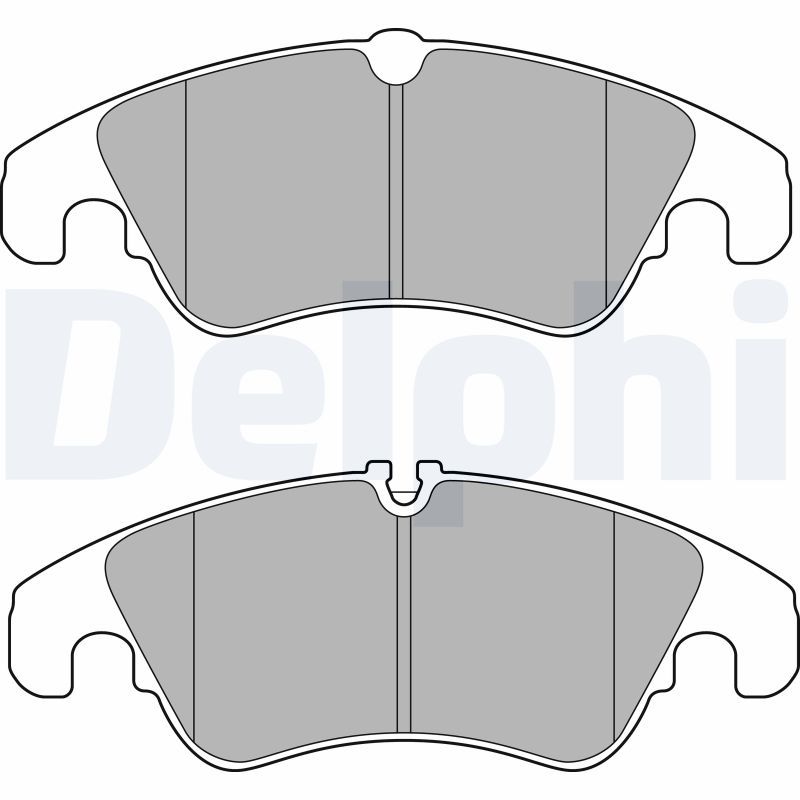 DELPHI LP2715 Brake Pad Set, disc brake
