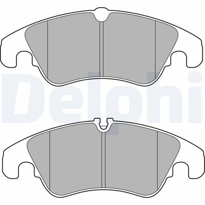 Brake Pad Set, disc brake DELPHI LP2715