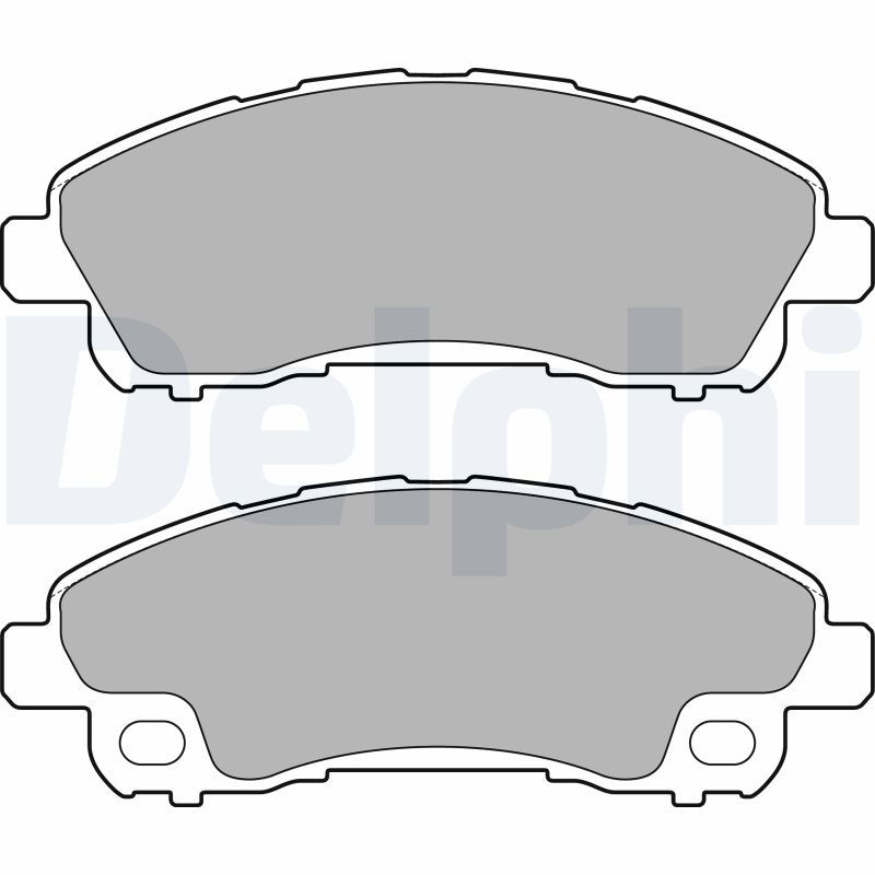 DELPHI LP2716 Brake Pad Set, disc brake