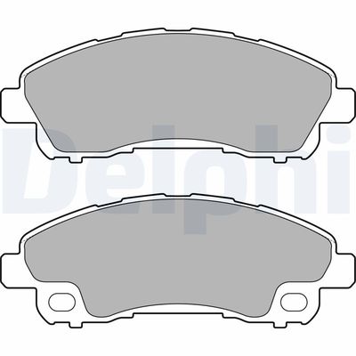 Brake Pad Set, disc brake DELPHI LP2716