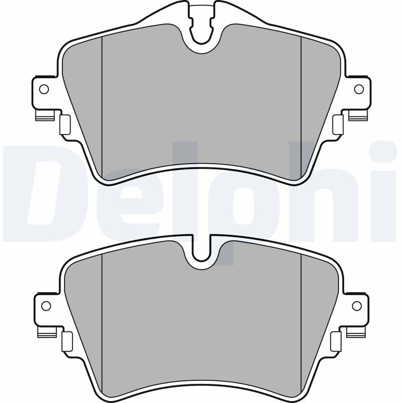 DELPHI LP2717 Brake Pad Set, disc brake