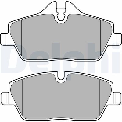 Brake Pad Set, disc brake DELPHI LP2718