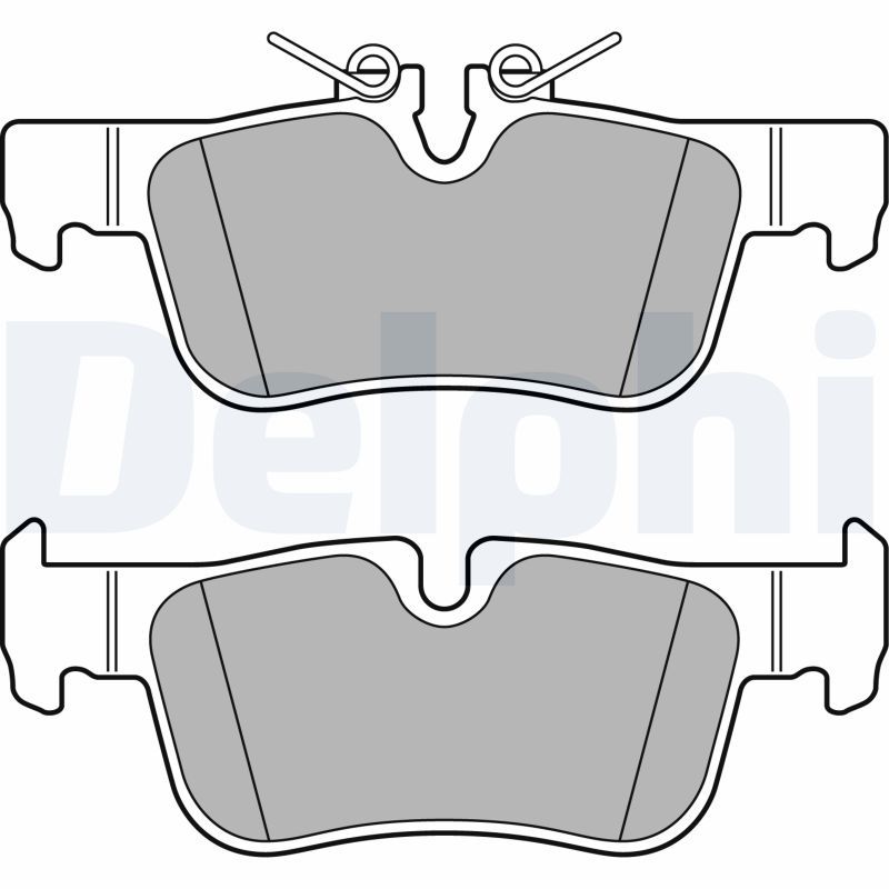 DELPHI LP2719 Brake Pad Set, disc brake