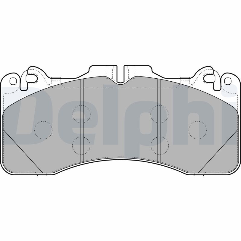 DELPHI LP2760 Brake Pad Set, disc brake