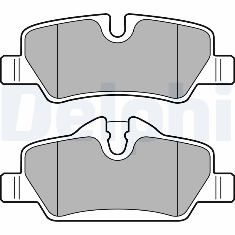 DELPHI LP2762 Brake Pad Set, disc brake