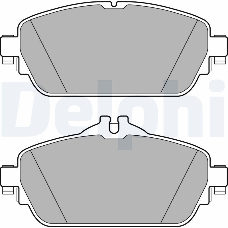 DELPHI LP2764 Brake Pad Set, disc brake