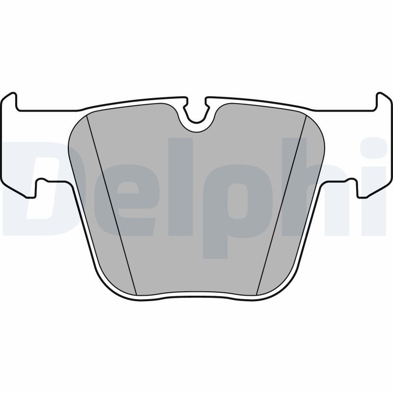 DELPHI LP2765 Brake Pad Set, disc brake
