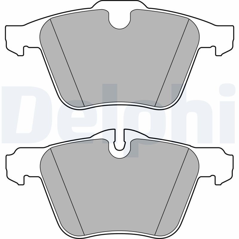 DELPHI LP2766 Brake Pad Set, disc brake