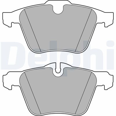 Brake Pad Set, disc brake DELPHI LP2766