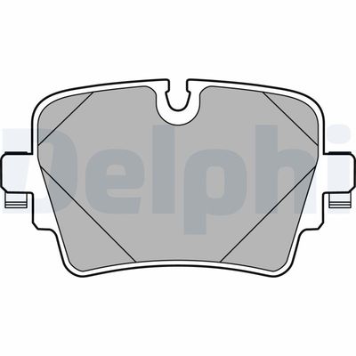 Brake Pad Set, disc brake DELPHI LP2768