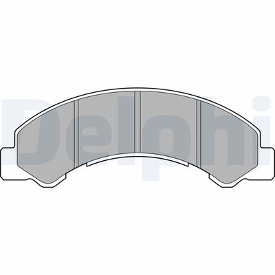 Brake Pad Set, disc brake DELPHI LP2769