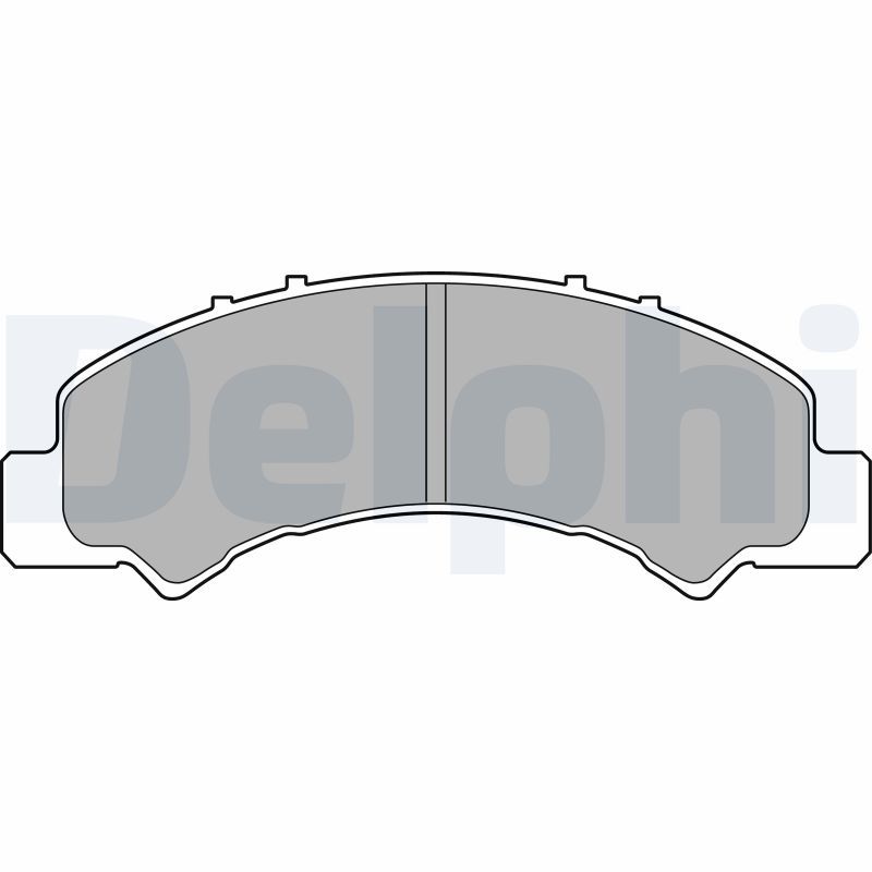 DELPHI LP2770 Brake Pad Set, disc brake