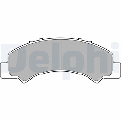 Brake Pad Set, disc brake DELPHI LP2770