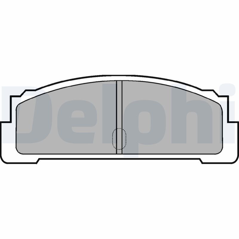 DELPHI LP29 Brake Pad Set, disc brake