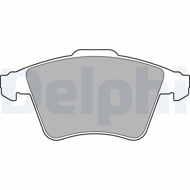 DELPHI LP3142 Brake Pad Set, disc brake