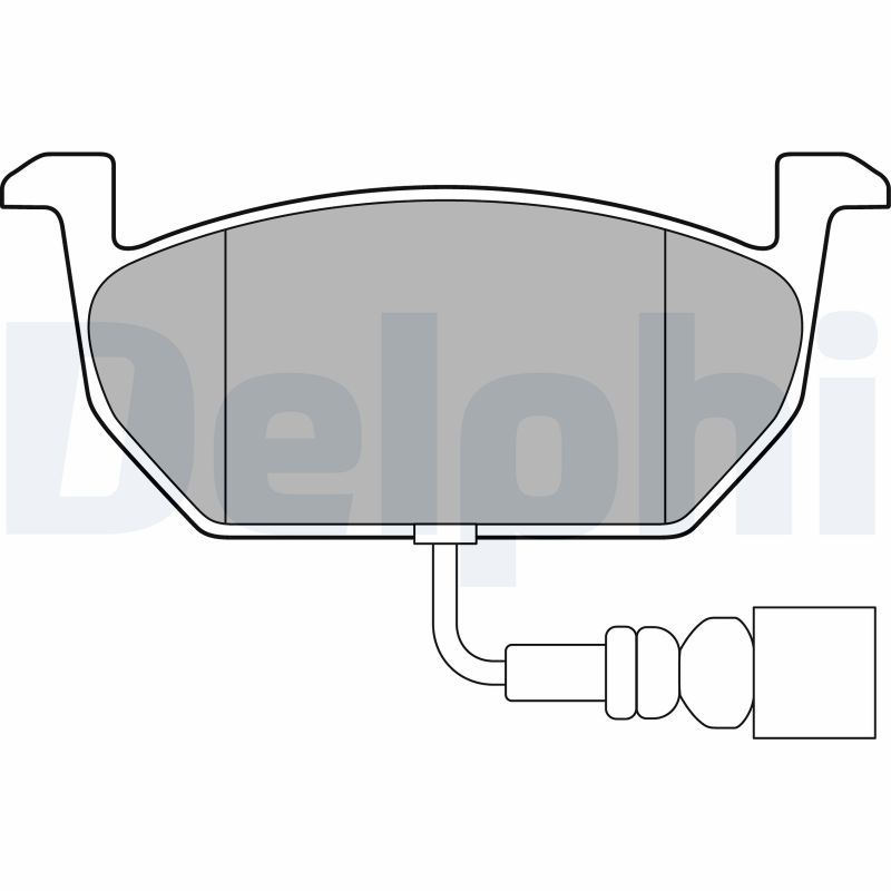 DELPHI LP3146 Brake Pad Set, disc brake