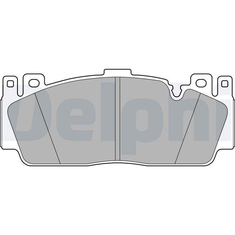 DELPHI LP3156 Brake Pad Set, disc brake