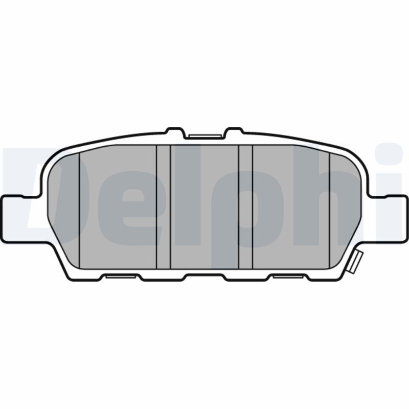 DELPHI LP3158 Brake Pad Set, disc brake