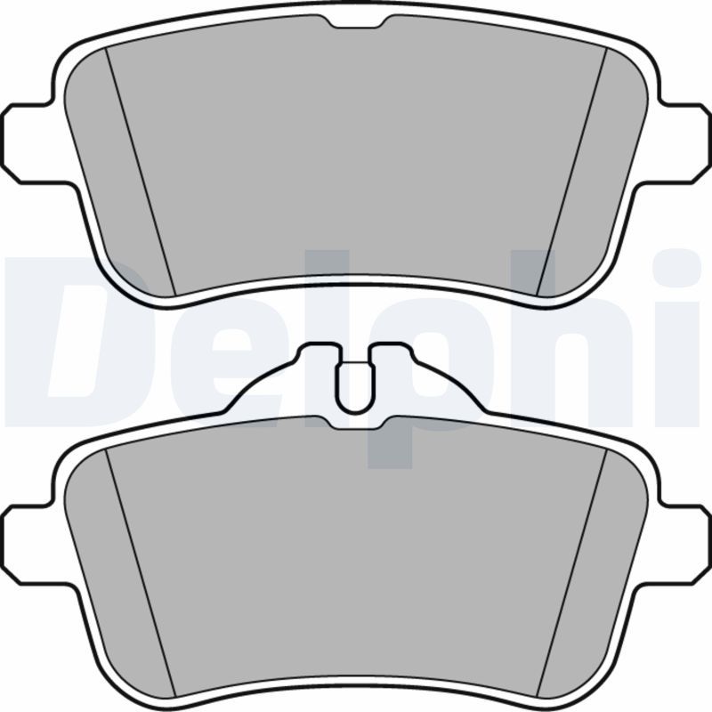DELPHI LP3159 Brake Pad Set, disc brake