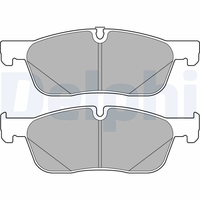 DELPHI LP3166 Brake Pad Set, disc brake
