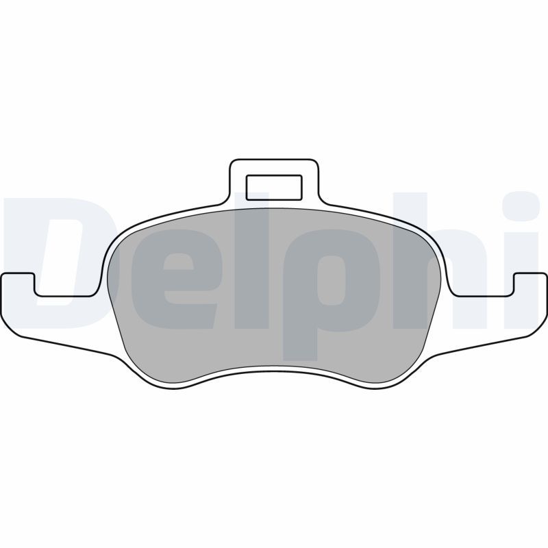 DELPHI LP3168 Brake Pad Set, disc brake