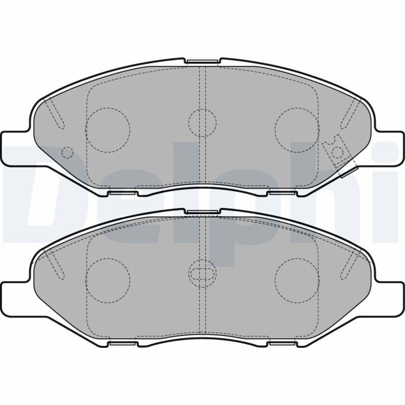 DELPHI LP3169 Brake Pad Set, disc brake