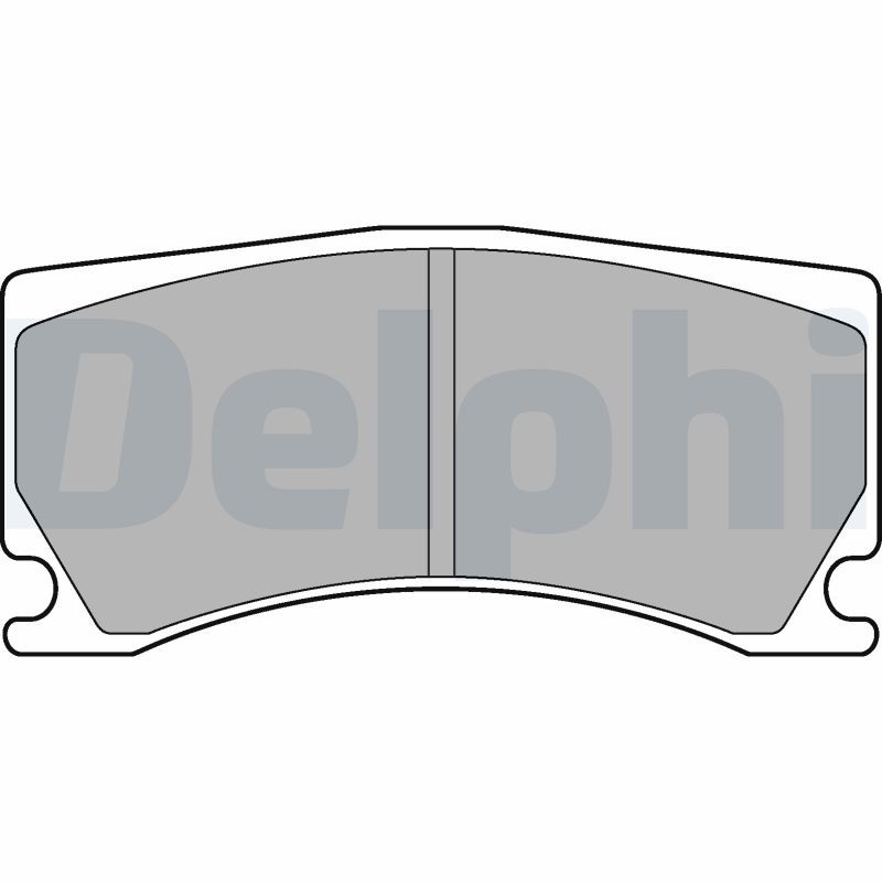 DELPHI LP3174 Brake Pad Set, disc brake
