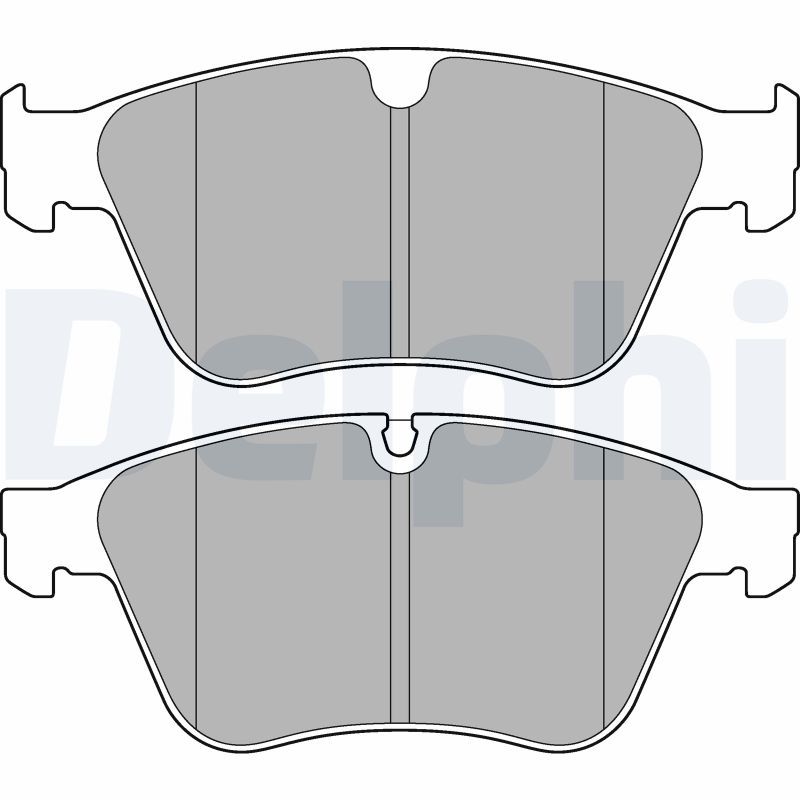DELPHI LP3176 Brake Pad Set, disc brake