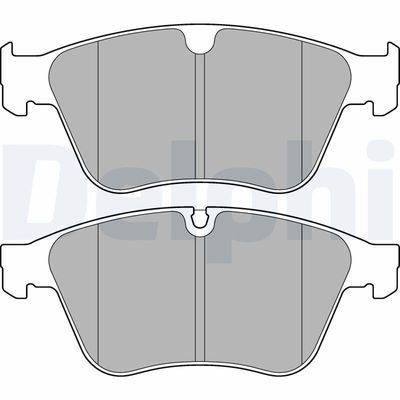Brake Pad Set, disc brake DELPHI LP3176