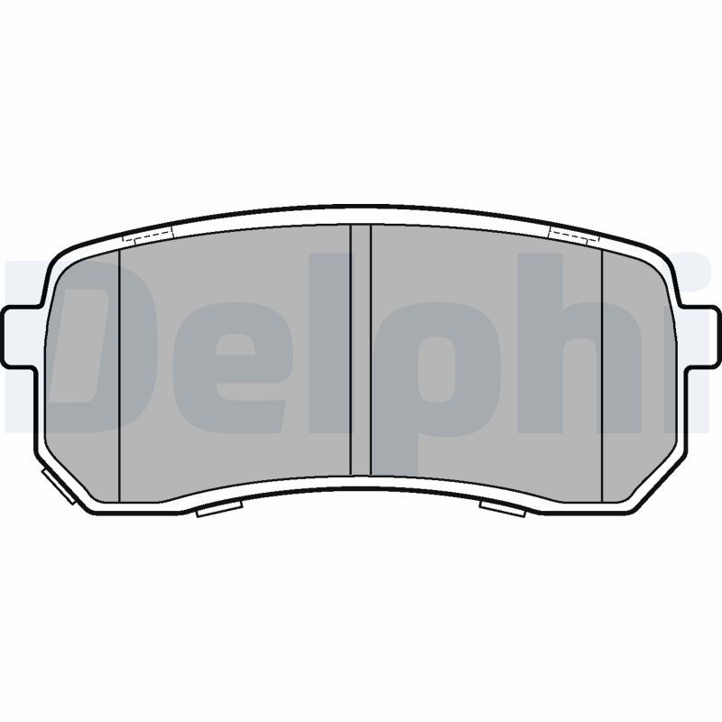 DELPHI LP3178 Brake Pad Set, disc brake