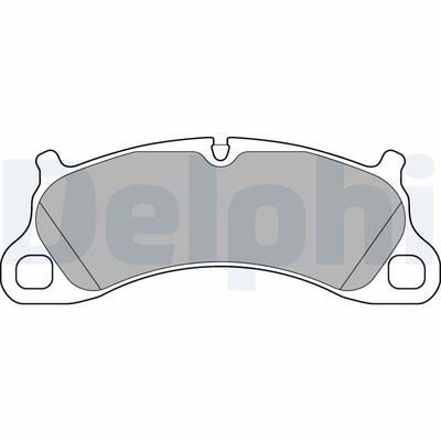 Brake Pad Set, disc brake DELPHI LP3179