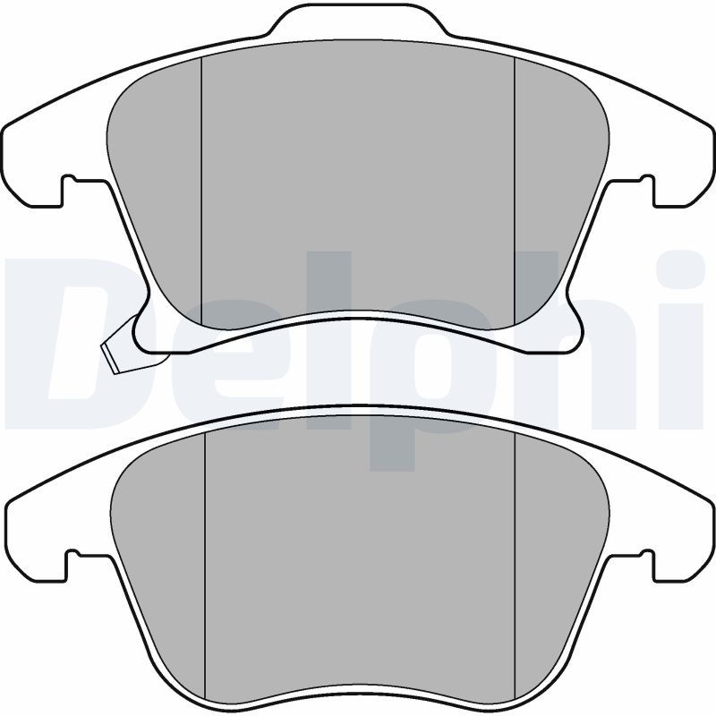 DELPHI LP3181 Brake Pad Set, disc brake
