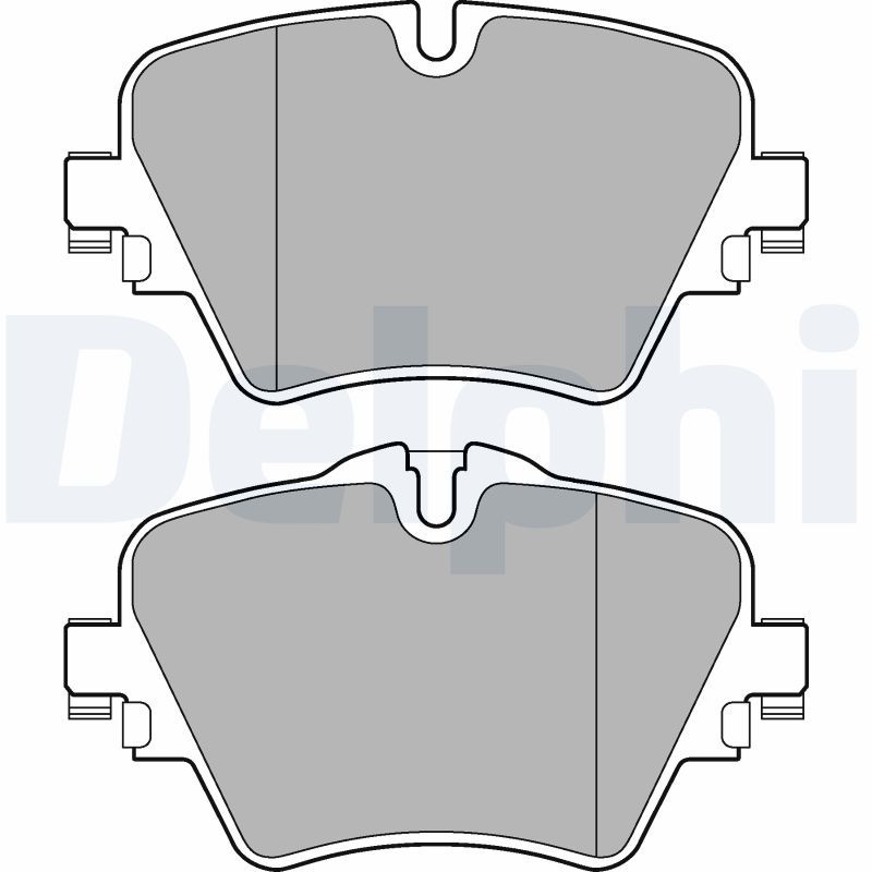 DELPHI LP3182 Brake Pad Set, disc brake