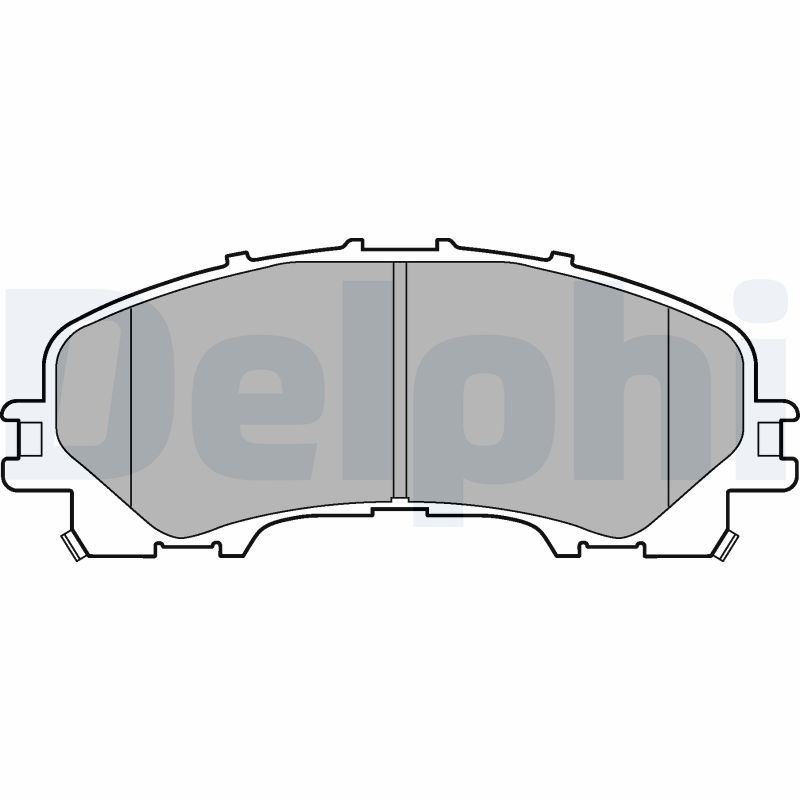 DELPHI LP3183 Brake Pad Set, disc brake