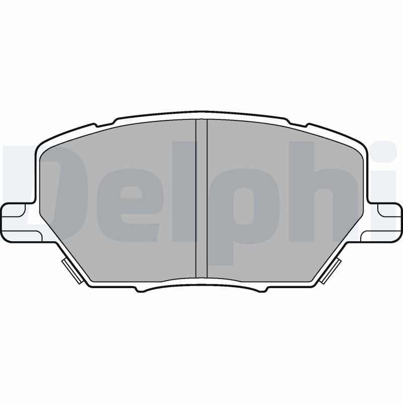 DELPHI LP3184 Brake Pad Set, disc brake