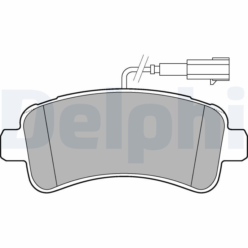DELPHI LP3185 Brake Pad Set, disc brake