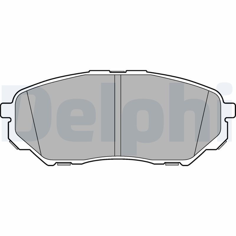 DELPHI LP3186 Brake Pad Set, disc brake