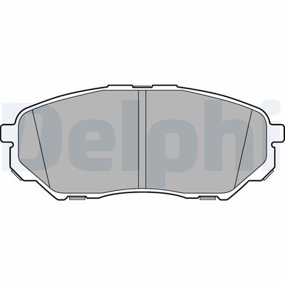 Brake Pad Set, disc brake DELPHI LP3186