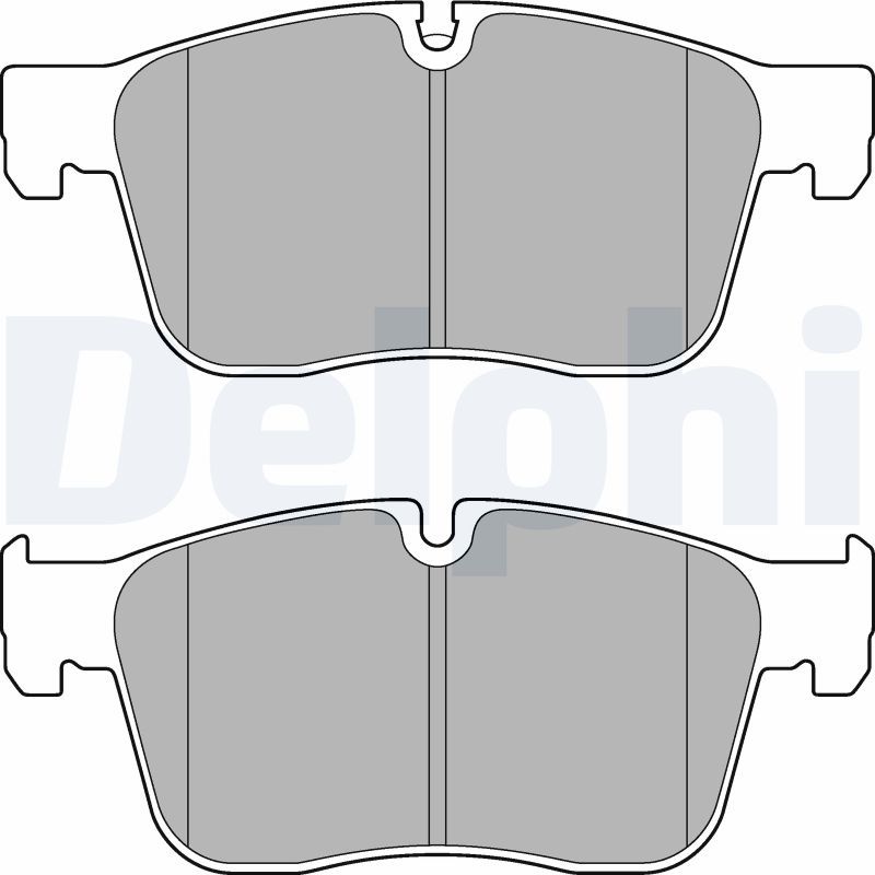 DELPHI LP3187 Brake Pad Set, disc brake