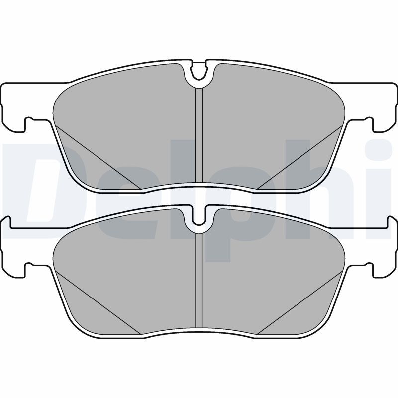 DELPHI LP3188 Brake Pad Set, disc brake