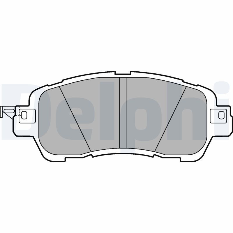 DELPHI LP3189 Brake Pad Set, disc brake