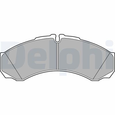 Brake Pad Set, disc brake DELPHI LP3190
