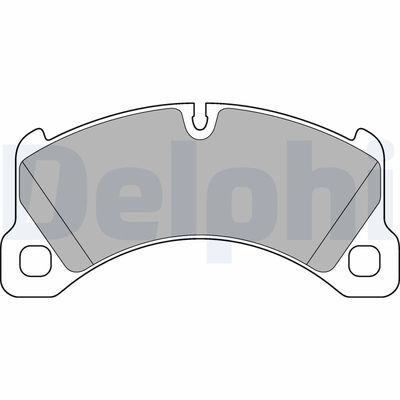 Brake Pad Set, disc brake DELPHI LP3193