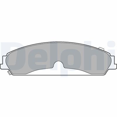 Brake Pad Set, disc brake DELPHI LP3216