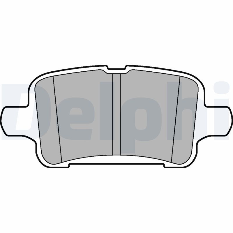 DELPHI LP3218 Brake Pad Set, disc brake