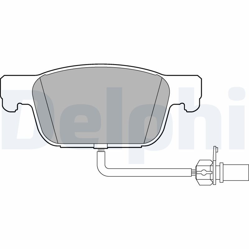 DELPHI LP3219 Brake Pad Set, disc brake